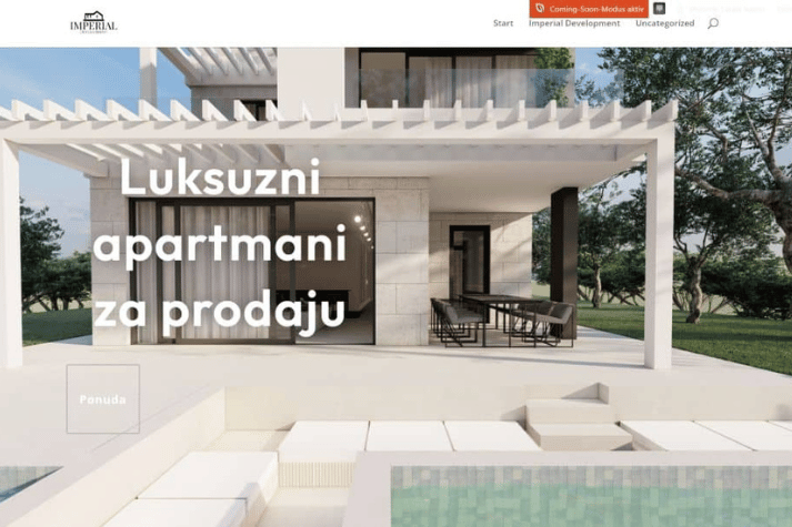 AGENTUR 3 Imperial Development Website