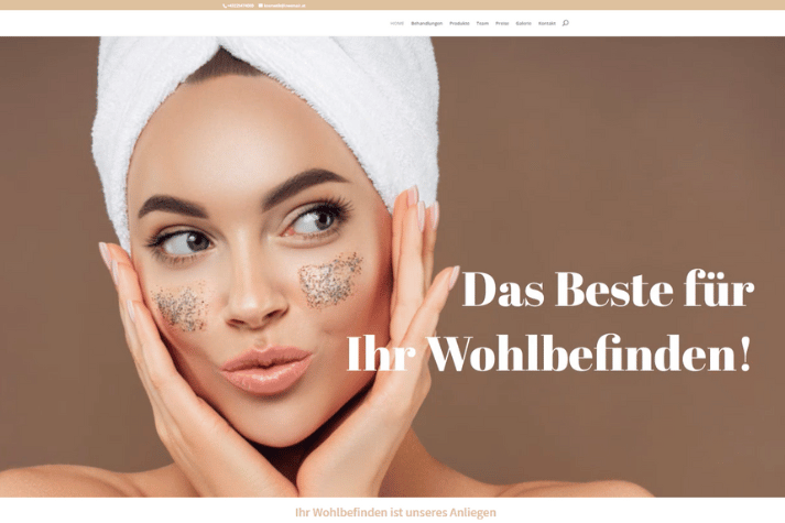 AGENTUR 1 Kosmetik Ines Mair Website